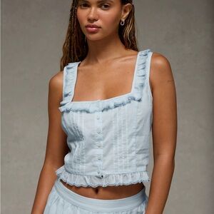 American Eagle Outfitters The Summer I Turned Pretty Sleeveless Blouse